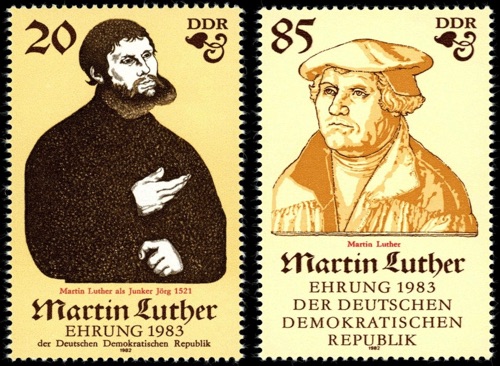 francobollo lutero